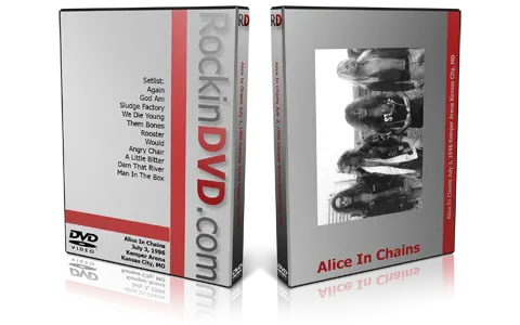 Artwork Cover of Alice In Chains 1996-07-03 DVD Kansas City Audience