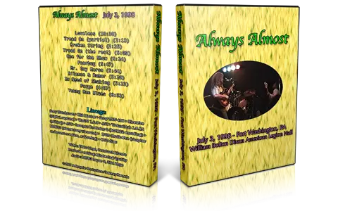Artwork Cover of Always Almost  1998-07-03 DVD Fort Washington Audience