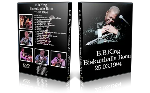 Artwork Cover of BB King 1994-03-25 DVD Bonn Proshot