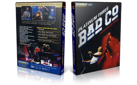 Artwork Cover of Bad Company 2009-06-28 DVD Wantagh Audience