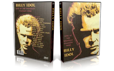 Artwork Cover of Billy Idol 1990-12-20 DVD London Proshot