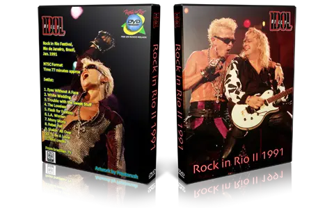 Artwork Cover of Billy Idol Compilation DVD Rock In Rio Festival 1991 Proshot