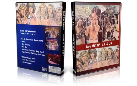 Artwork Cover of Black Oak Arkansas Compilation DVD 1974-1977 Live Proshot