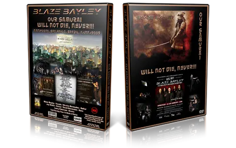 Artwork Cover of Blaze Bayley 2009-01-11 DVD Sao Paulo Audience