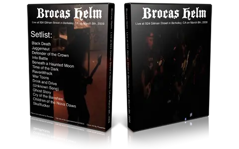 Artwork Cover of Brocas Helm 2009-03-08 DVD Berkley Audience