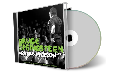 Artwork Cover of Bruce Springsteen 2013-03-31 CD Macedon Audience