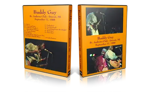 Artwork Cover of Buddy Guy 1988-09-17 DVD Detroit Audience