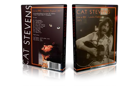Artwork Cover of Cat Stevens Compilation DVD BBC 1971 Proshot
