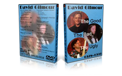 Artwork Cover of David Gilmour Compilation DVD The Good The Bad The Ugly Proshot
