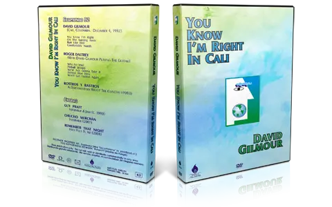 Artwork Cover of David Gilmour Compilation DVD You Know Im Right In Cali Proshot