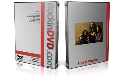 Artwork Cover of Deep Purple 1998-11-23 DVD St Petersburg Proshot