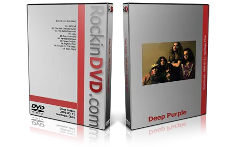 Artwork Cover of Deep Purple 2008-03-01 DVD Santiago Audience