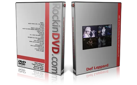 Artwork Cover of Def Leppard 1997-04-19 DVD Buenos Aires Proshot