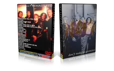 Artwork Cover of Def Leppard 1999-10-02 DVD Various Proshot