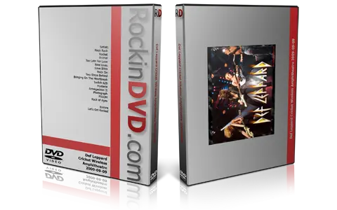 Artwork Cover of Def Leppard 2009-09-09 DVD San Diego Audience