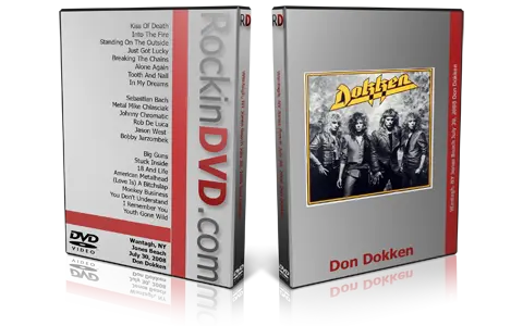 Artwork Cover of Dokken 2008-07-30 DVD Wantagh Audience