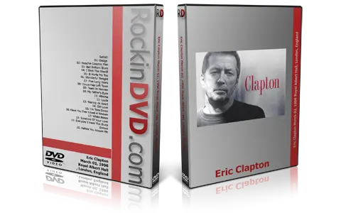 Artwork Cover of Eric Clapton 1996-03-02 DVD London Audience
