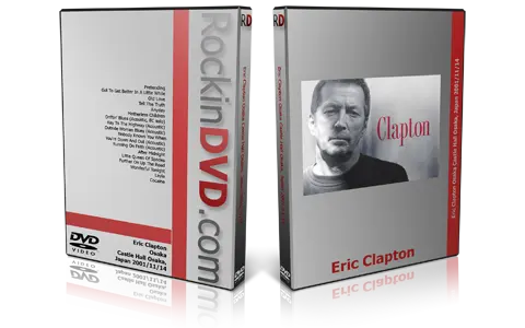 Artwork Cover of Eric Clapton 2001-11-14 DVD Osaka Audience