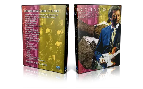 Artwork Cover of Eric Clapton 2003-12-13 DVD Tokyo Audience