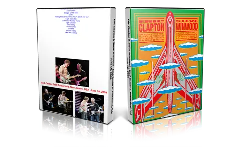 Artwork Cover of Eric Clapton 2009-06-10 DVD East Rutherford Audience