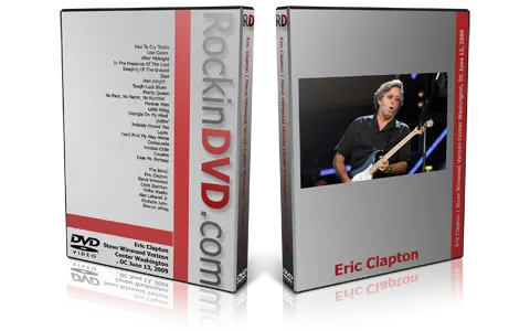 Artwork Cover of Eric Clapton 2009-06-13 DVD Washington Audience