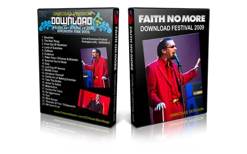 Artwork Cover of Faith No More 2009-06-12 DVD Donnington Audience