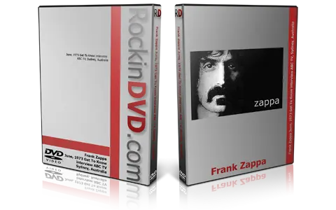 Artwork Cover of Frank Zappa Compilation DVD 1973 GTK Proshot