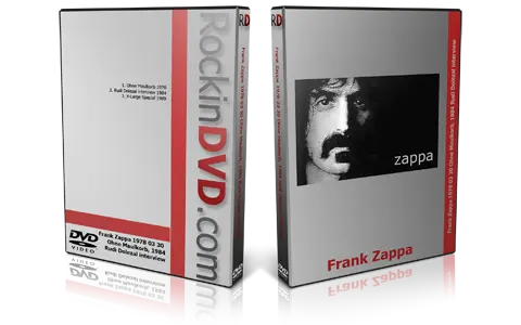 Artwork Cover of Frank Zappa 1978-03-30 DVD Various Proshot