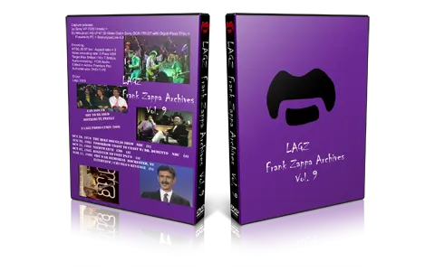 Artwork Cover of Frank Zappa Compilation DVD FZ Archives Vol-9 Proshot