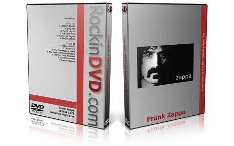Artwork Cover of Frank Zappa Compilation DVD Saturday Night Live Proshot