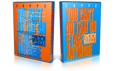 Artwork Cover of Frank Zappa Compilation DVD You Cant Do That On Stage Anymore Vol4 Proshot