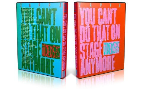 Artwork Cover of Frank Zappa Compilation DVD You Cant Do That On Stage Anymore Vol5 Proshot