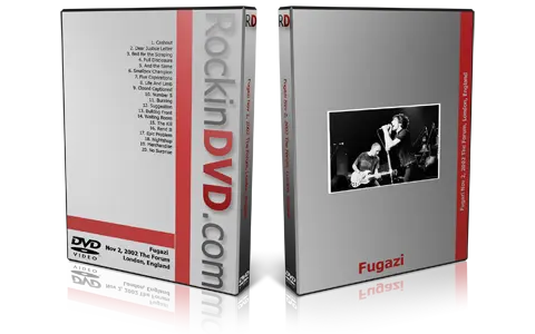 Artwork Cover of Fugazi 2002-11-02 DVD London Audience