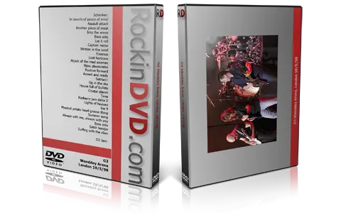 Artwork Cover of G3 1998-05-19 DVD London Audience