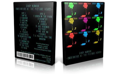 Artwork Cover of Gary Numan 2009-11-26 DVD Edinburgh Audience