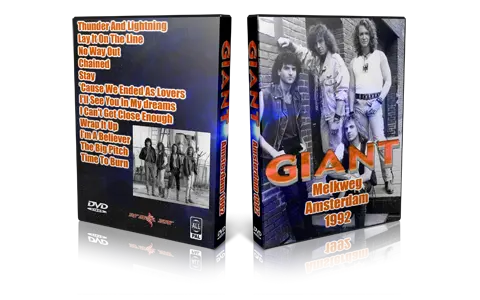 Artwork Cover of Giant Compilation DVD Amsterdam 1992 Audience
