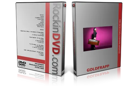 Artwork Cover of Goldfrapp 2004-06-25 DVD Glastonbury Proshot