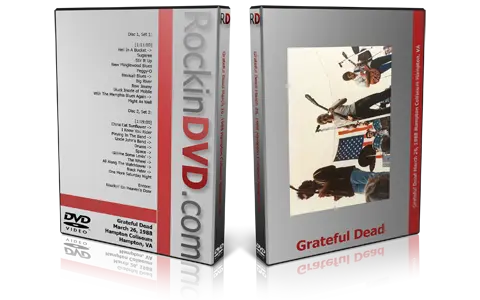 Artwork Cover of Grateful Dead 1988-03-26 DVD Hampton Audience
