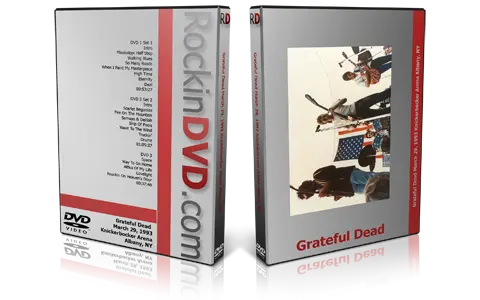 Artwork Cover of Grateful Dead 1993-03-28 DVD Various Audience
