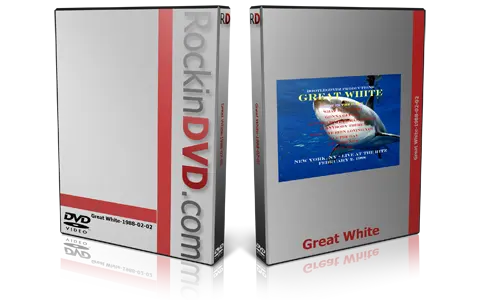 Artwork Cover of Great White 1988-02-02 DVD Various Proshot