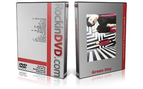 Artwork Cover of Green Day 1995-08-25 DVD Reading Audience