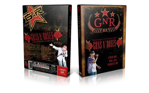 Artwork Cover of Guns N Roses 2009-12-16 DVD Osaka Audience