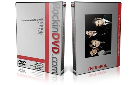Artwork Cover of Interpol 2003-06-19 DVD Cologne Proshot