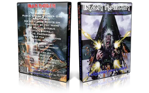 Artwork Cover of Iron Maiden 1990-11-03 DVD Leiden Audience