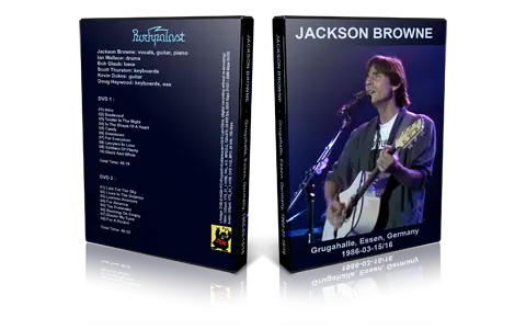Artwork Cover of Jackson Browne 1986-03-15 DVD Essen Proshot