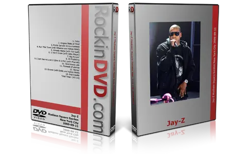 Artwork Cover of Jay-Z 2009-09-11 DVD New York City Proshot