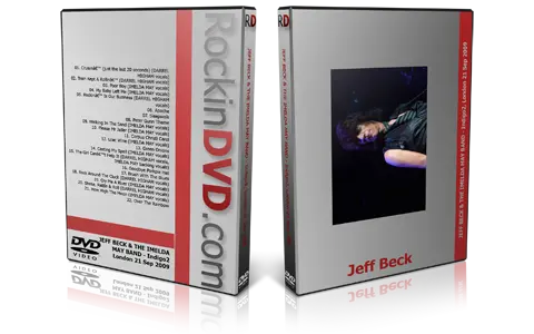 Artwork Cover of Jeff Beck 2009-09-21 DVD London Audience