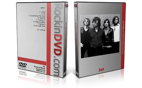 Artwork Cover of Jet 2009-07-17 DVD Anaheim Proshot