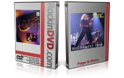 Artwork Cover of Jimmy Page and Robert Plant 1998-03-01 DVD Bucharest Proshot