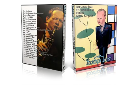 Artwork Cover of Joe Jackson 1983-04-17 DVD Essen Proshot